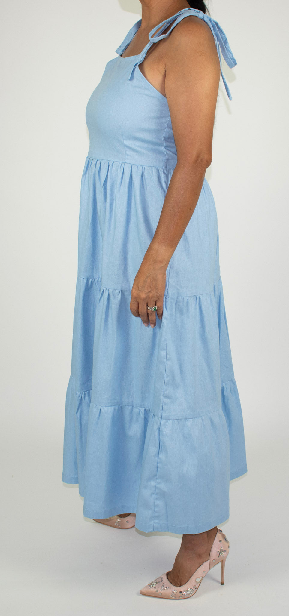 Spaghetti Strap Midi Dress