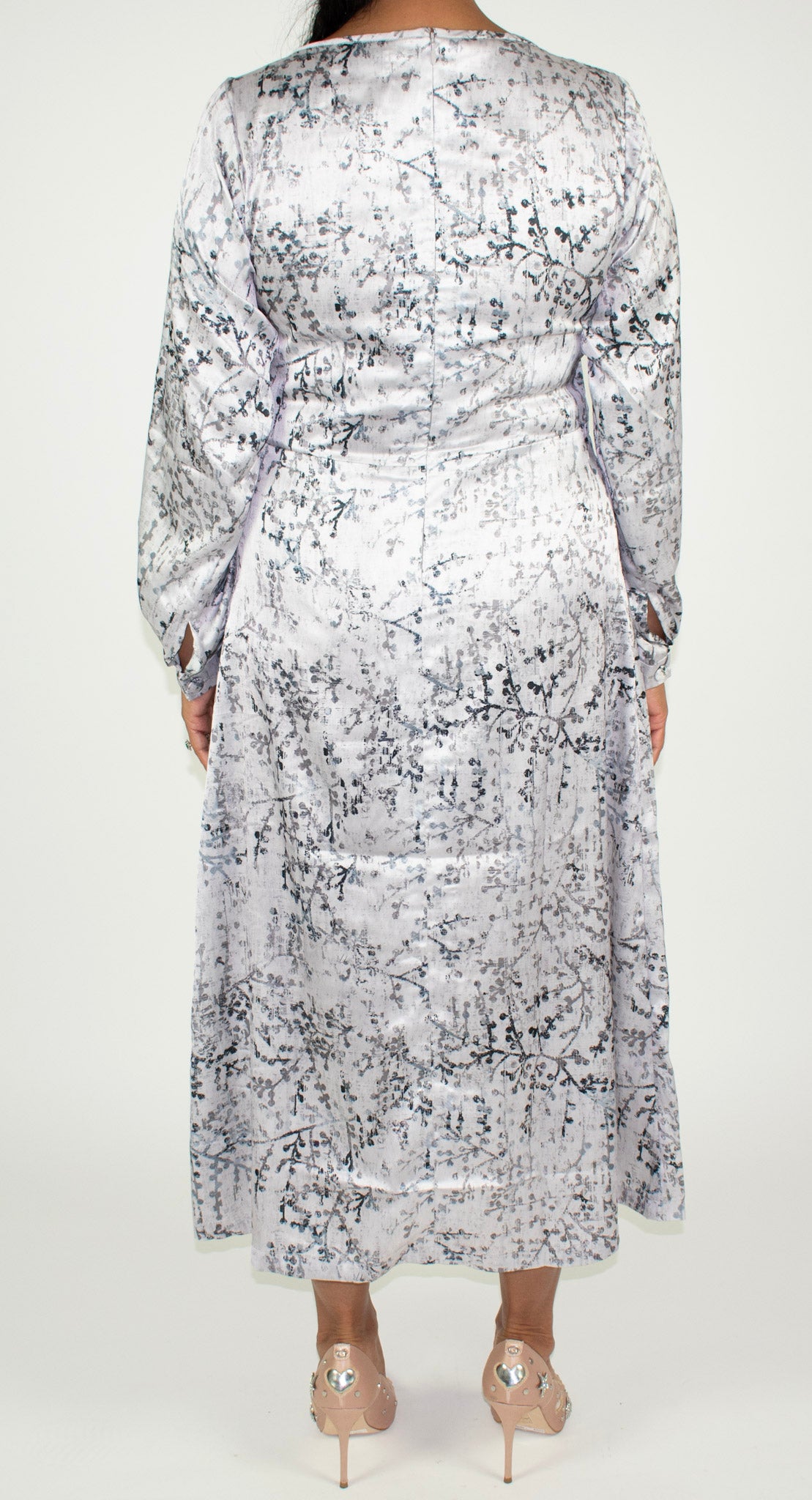 Printed Midi Floral Dress 1