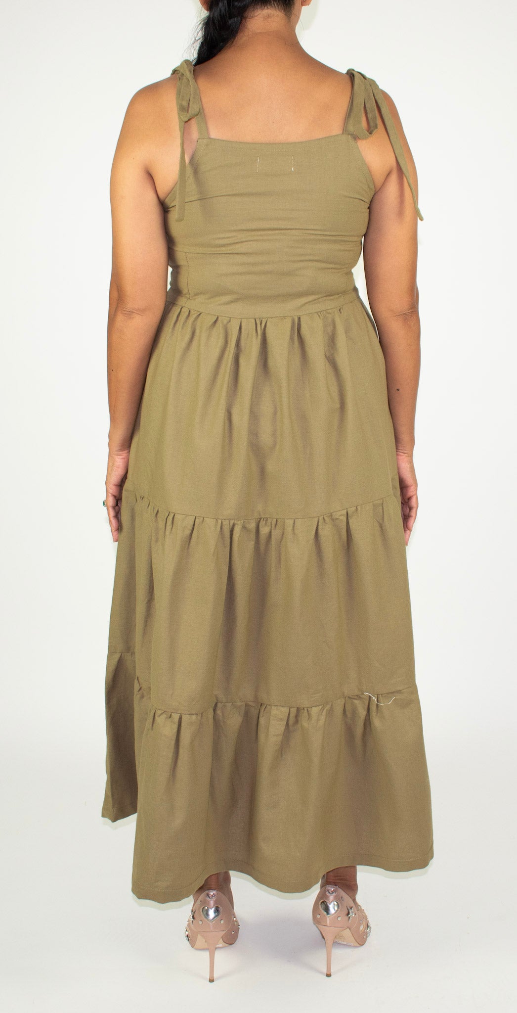 Spaghetti Strap Midi Dress